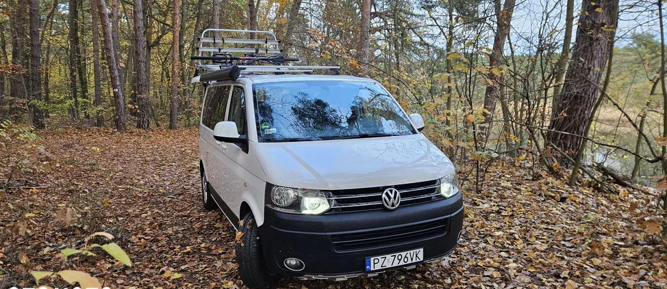 poznań Volkswagen Multivan cena 77000 przebieg: 245000, rok produkcji 2010 z Poznań